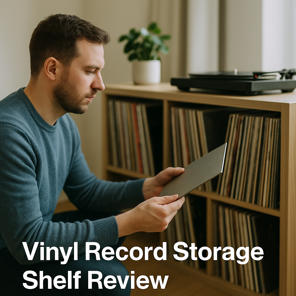 Vinyl Record Storage Shelf