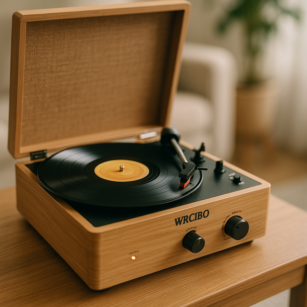 Wrcibo Record Player, Vintage Turntable