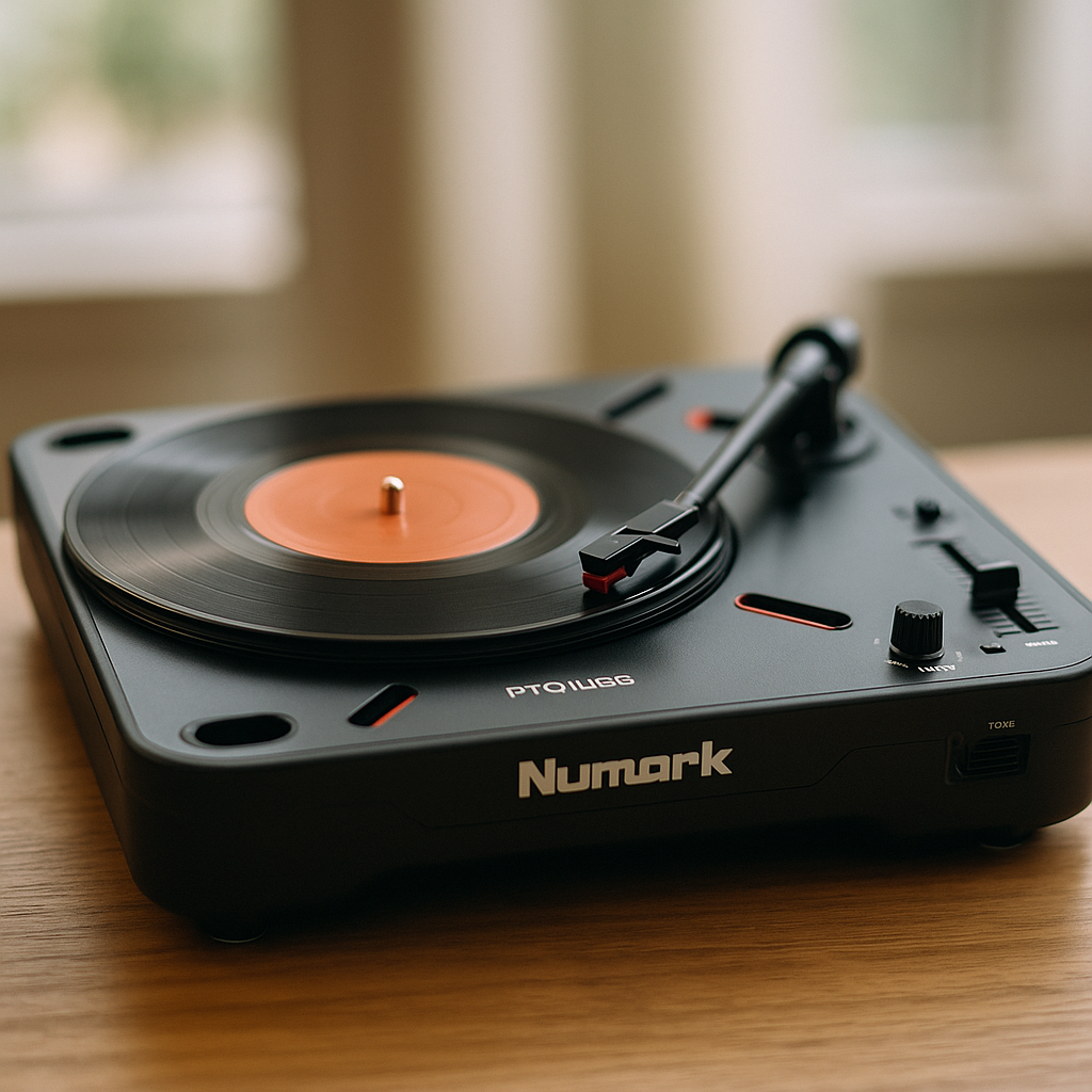 Numark PT01USB Portable Vinyl-Archiving Turntable
