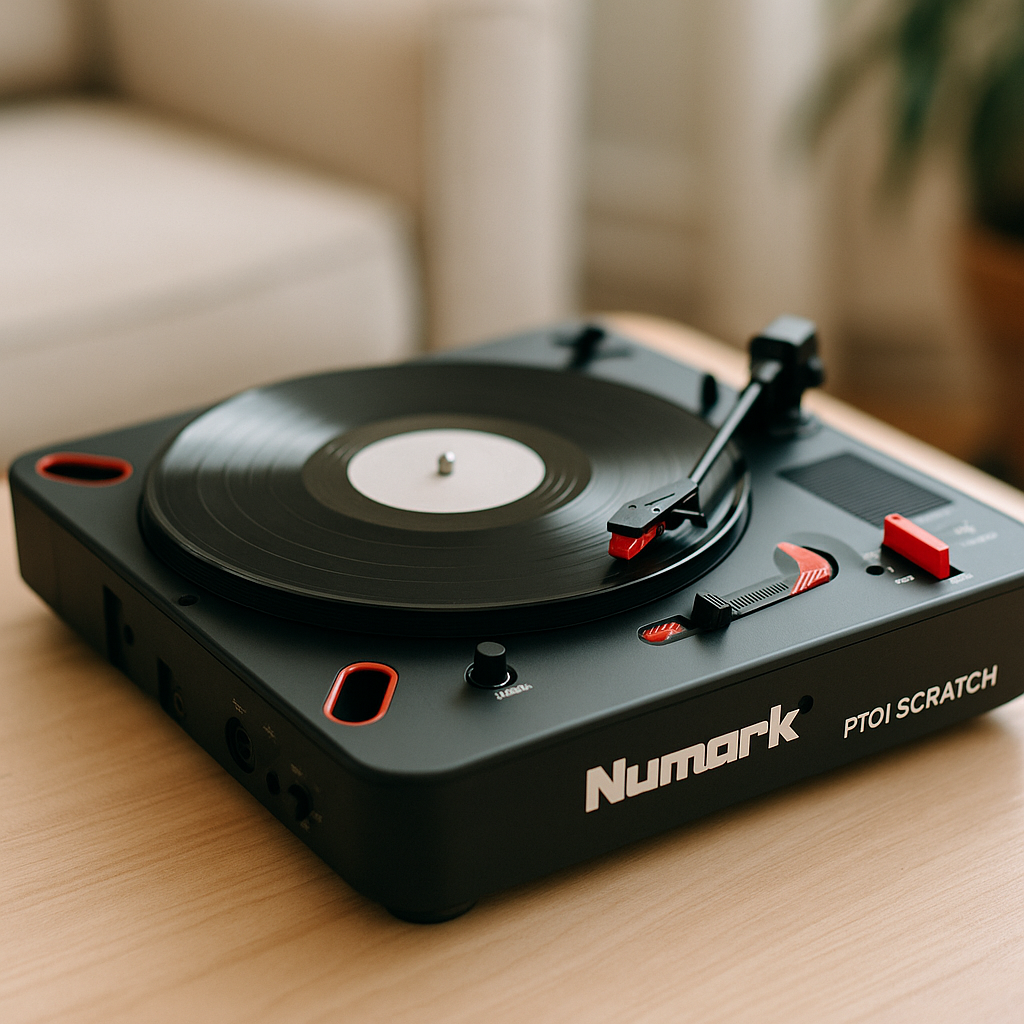 Numark PT01 Scratch | Portable Turntable