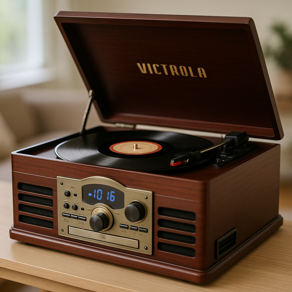 Victrola Nostalgic 6-in-1 Bluetooth Record Player