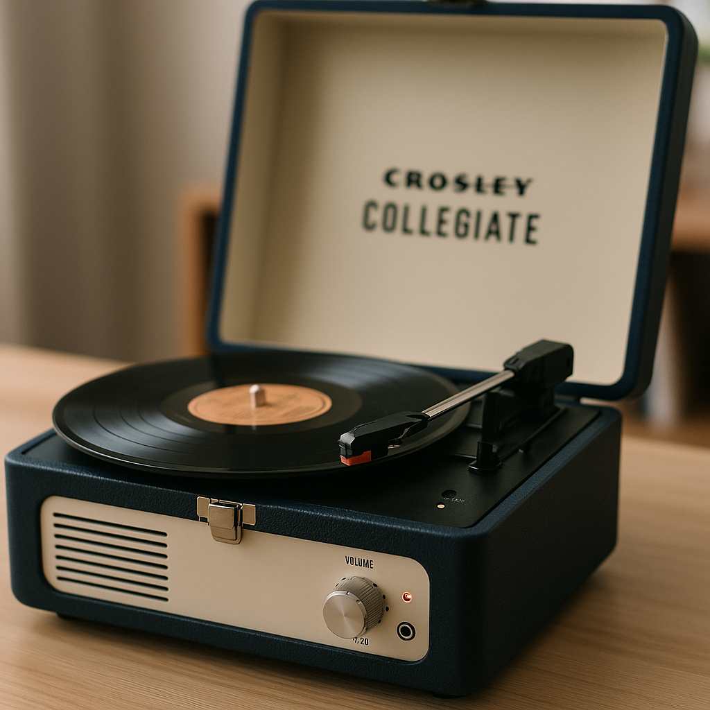 Crosley Collegiate Portable USB Turntable with Software Suite for Ripping and Editing Audio