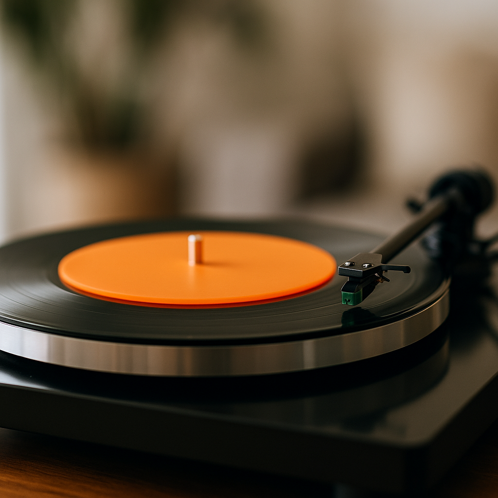 OrangeLit Acrylic Turntable Mat