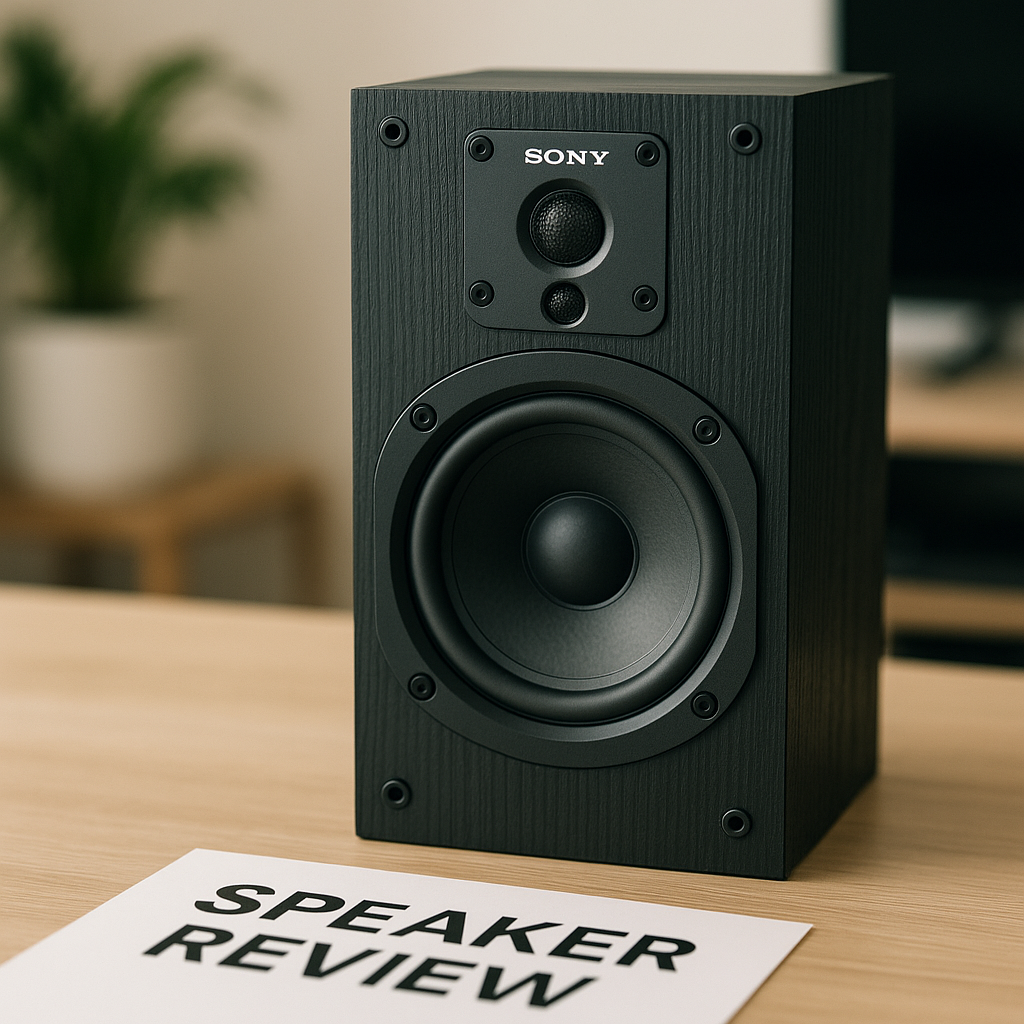 Sony SSCS5 3-Way 3-Driver Bookshelf Speaker System