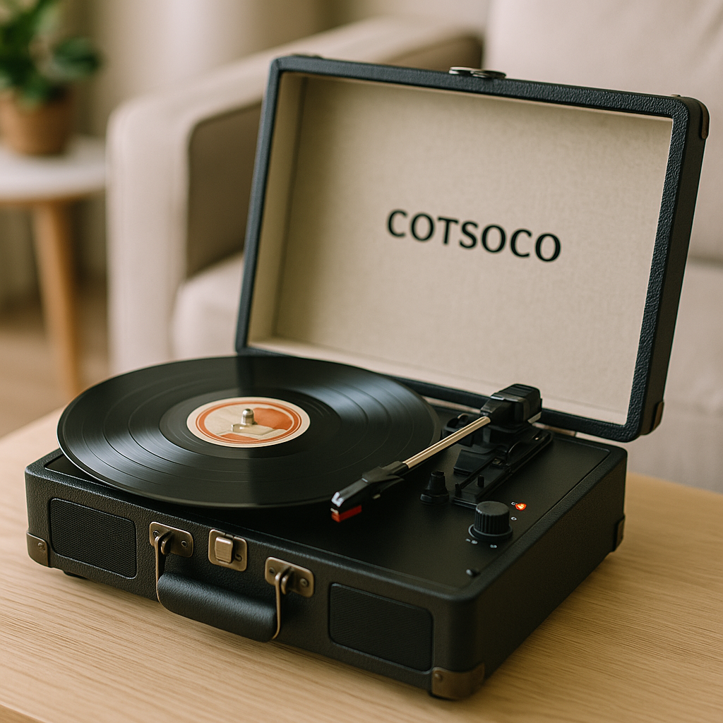 Cotsoco Vinyl Record Player