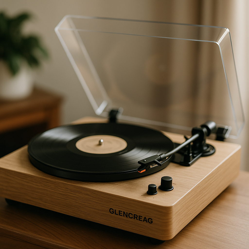 GLENCREAG Vinyl Record Player