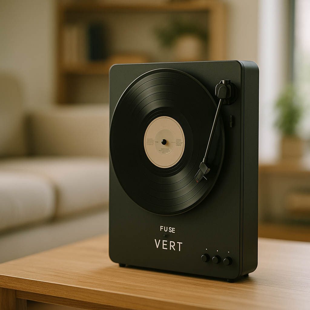Fuse Vert Vertical Vinyl Record Player