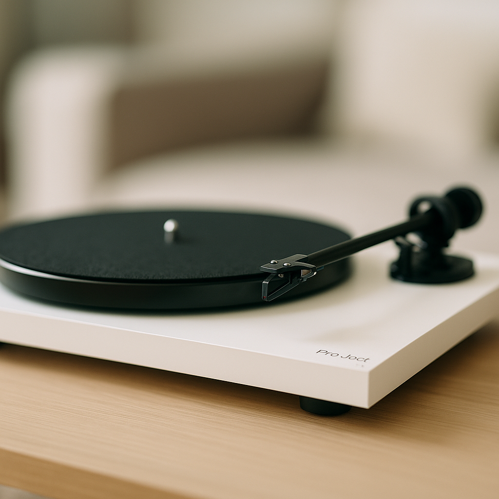 Pro-Ject T1 Turntable (Satin White)