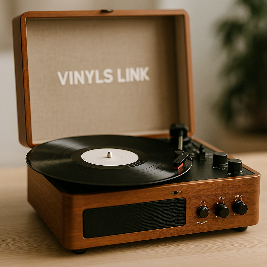 VINYLS LINK 3-Speed Record Player
