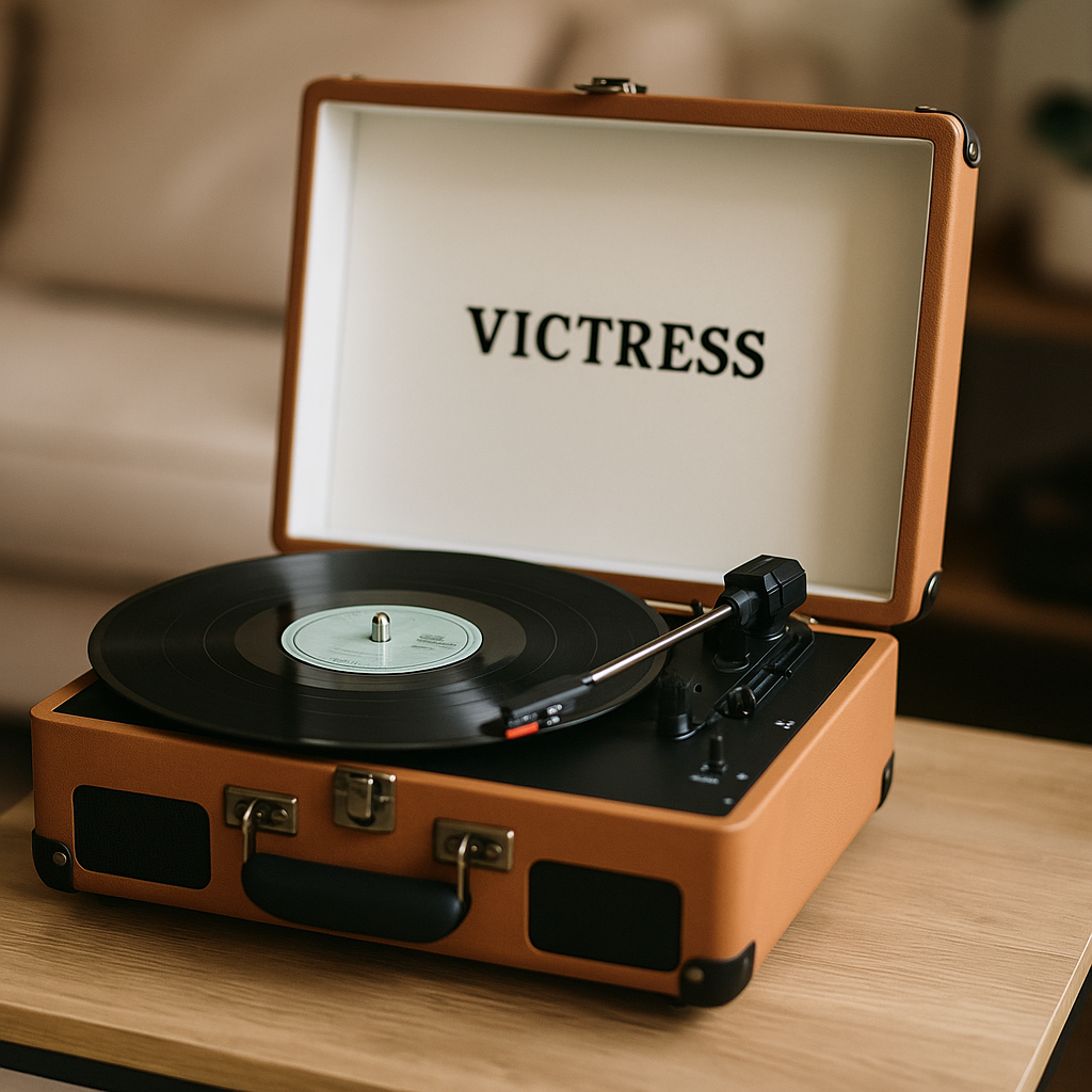 VICTRESS Bluetooth Record Player