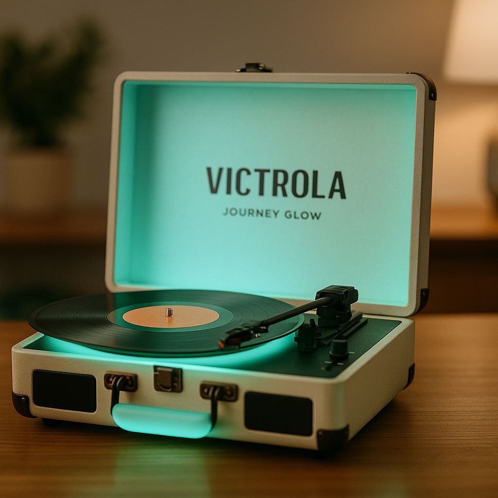 Victrola Journey Glow Record Player