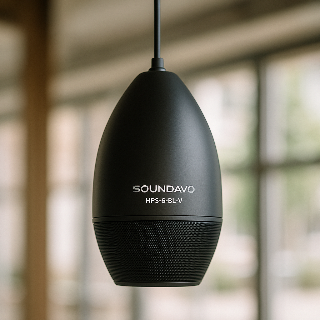 Soundavo HPS-6-BL-V Pendant Speaker