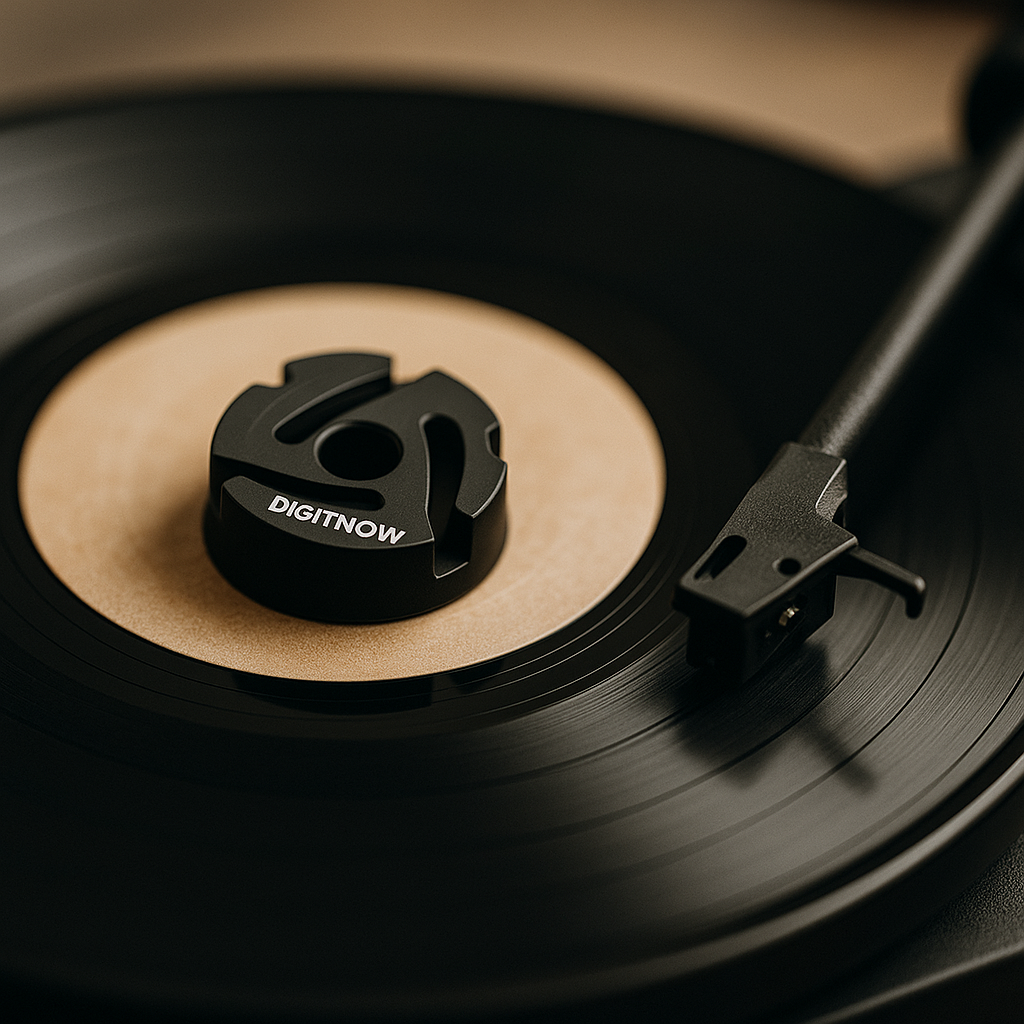 DIGITNOW 45 RPM Adapter - Black