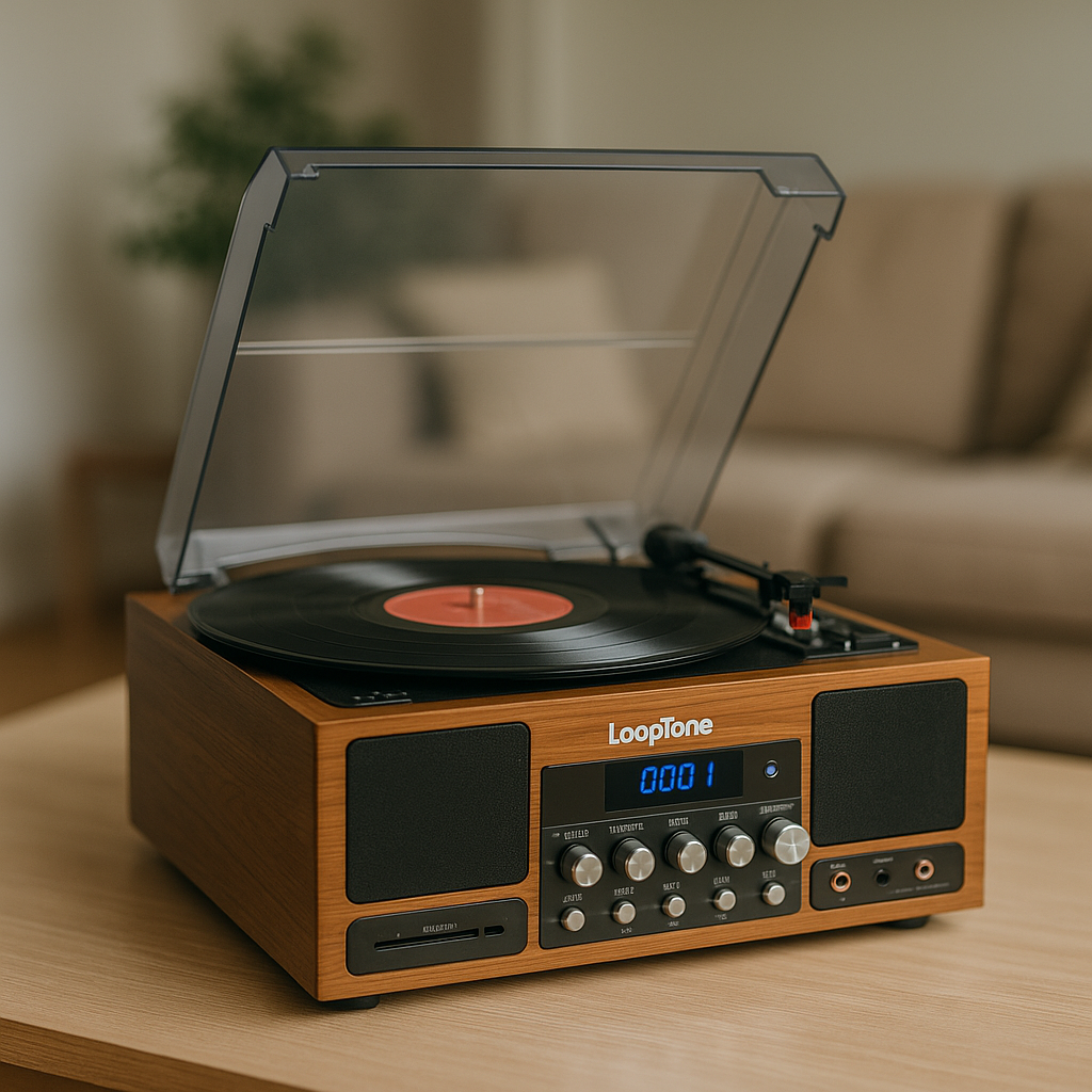 LoopTone 10-in-1 Bluetooth Turntable