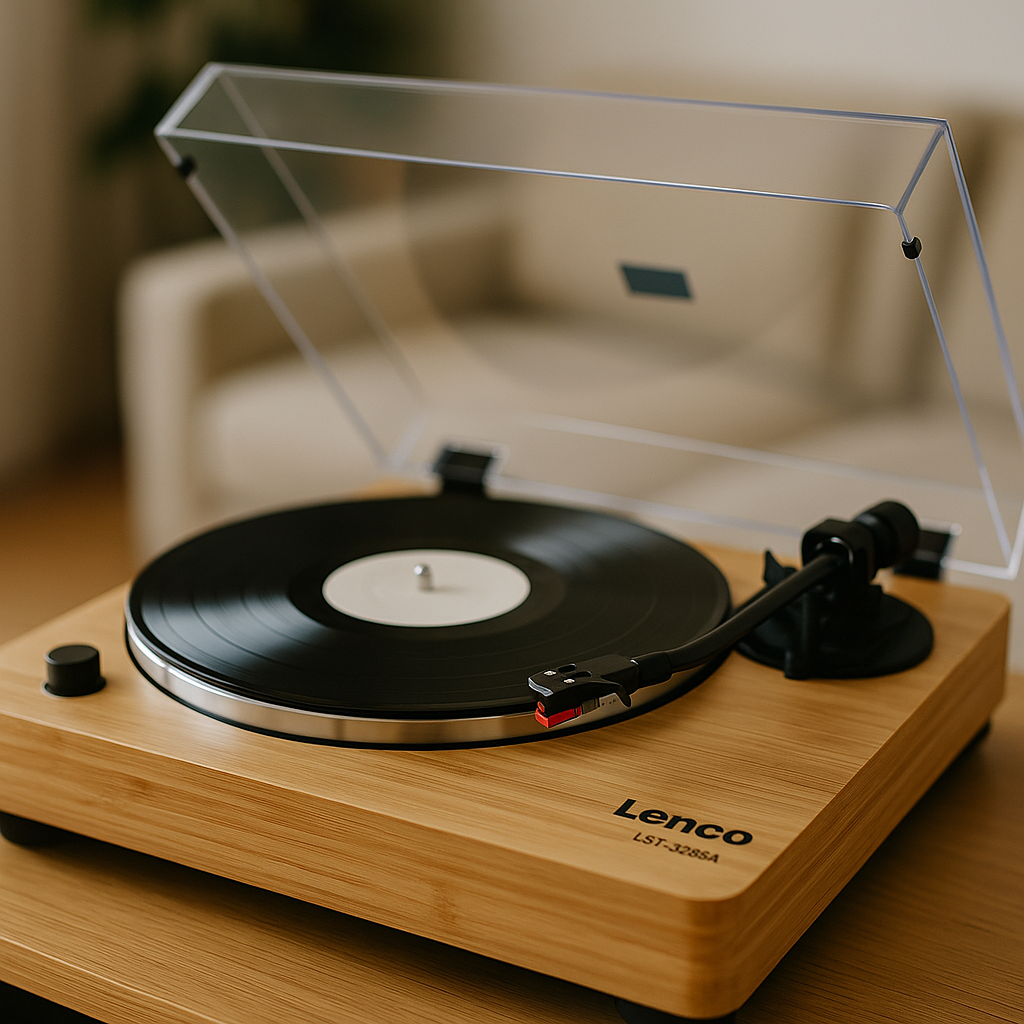 Lenco LBT-335BA Bamboo Turntable