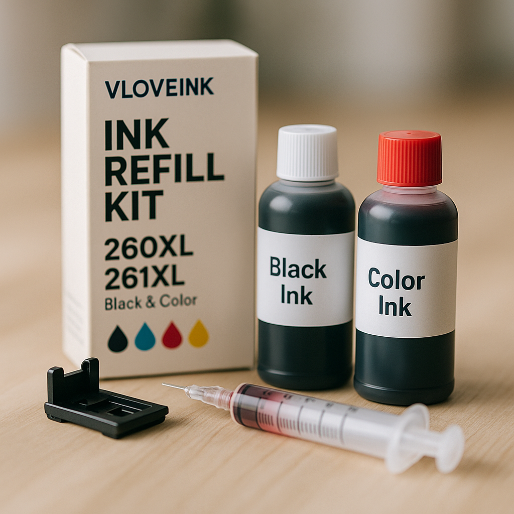 VLOVEINK 260XL 261XL Ink Refill Kit