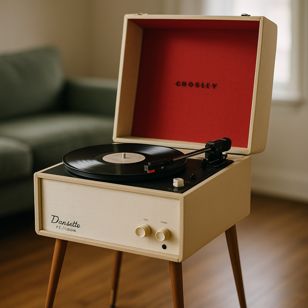 Crosley CR6233F-TN Dansette Bermuda Turntable