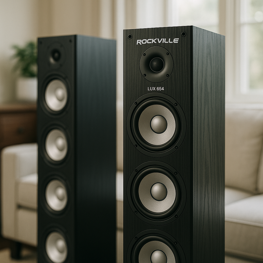 Rockville Lux 654 Tower Speakers