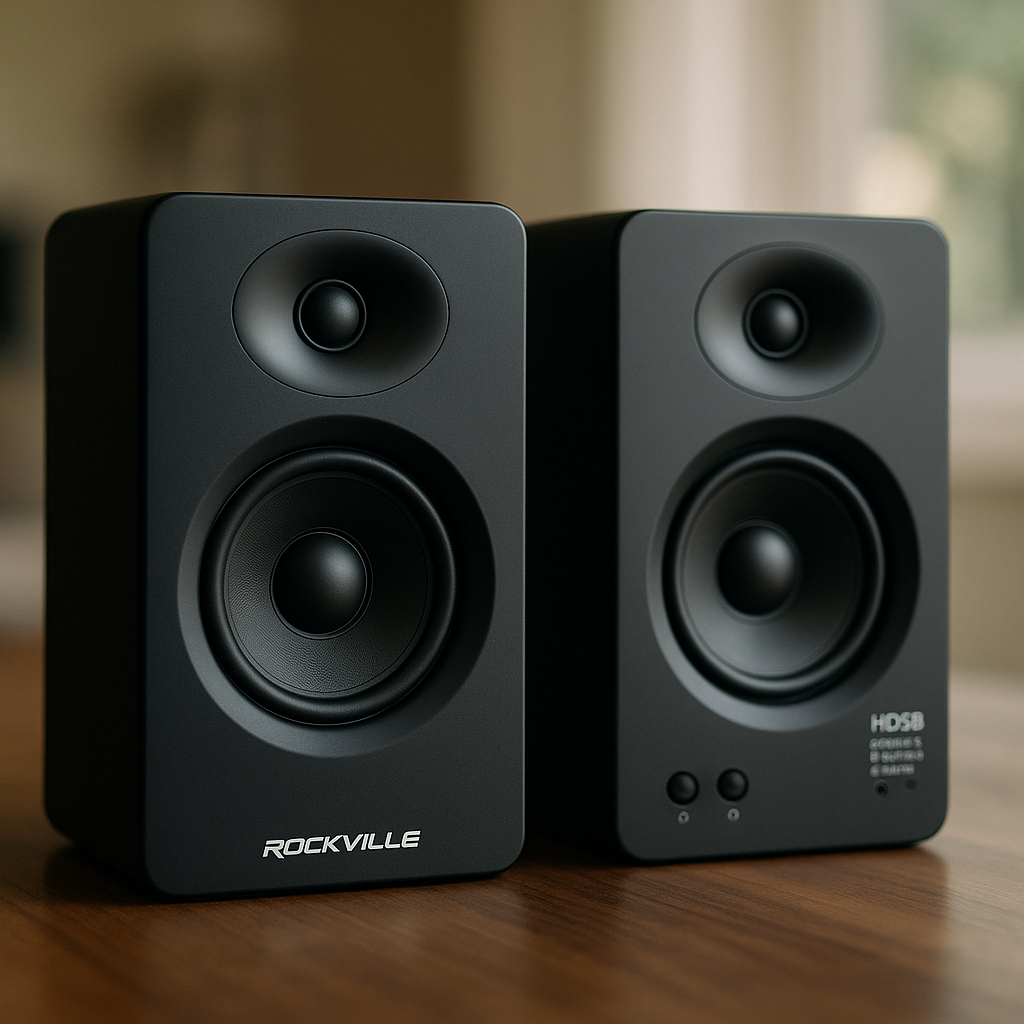 Rockville HD5B Powered Bluetooth Speakers