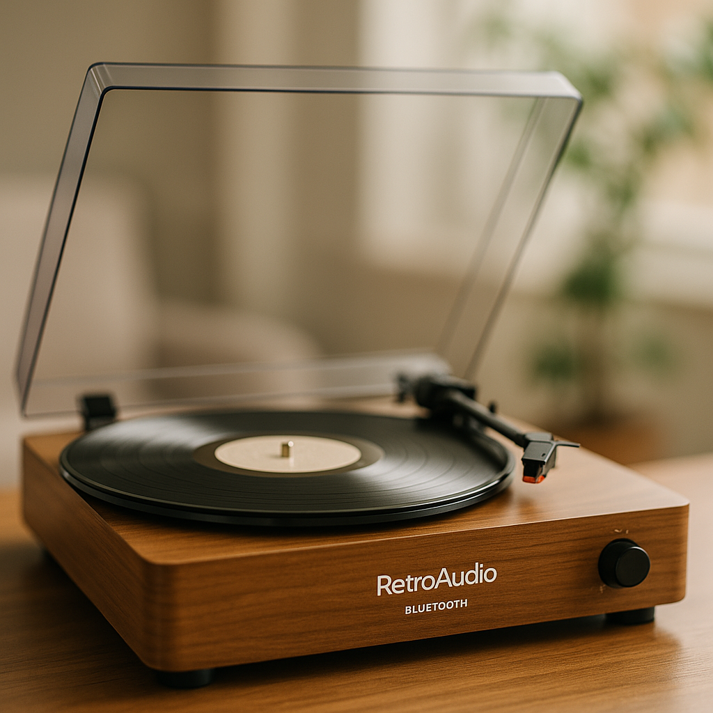 RetroAudio Bluetooth Turntable