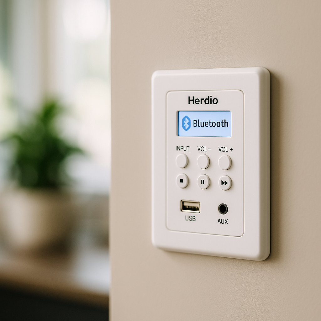 Herdio Wall Mount Bluetooth Amplifier System