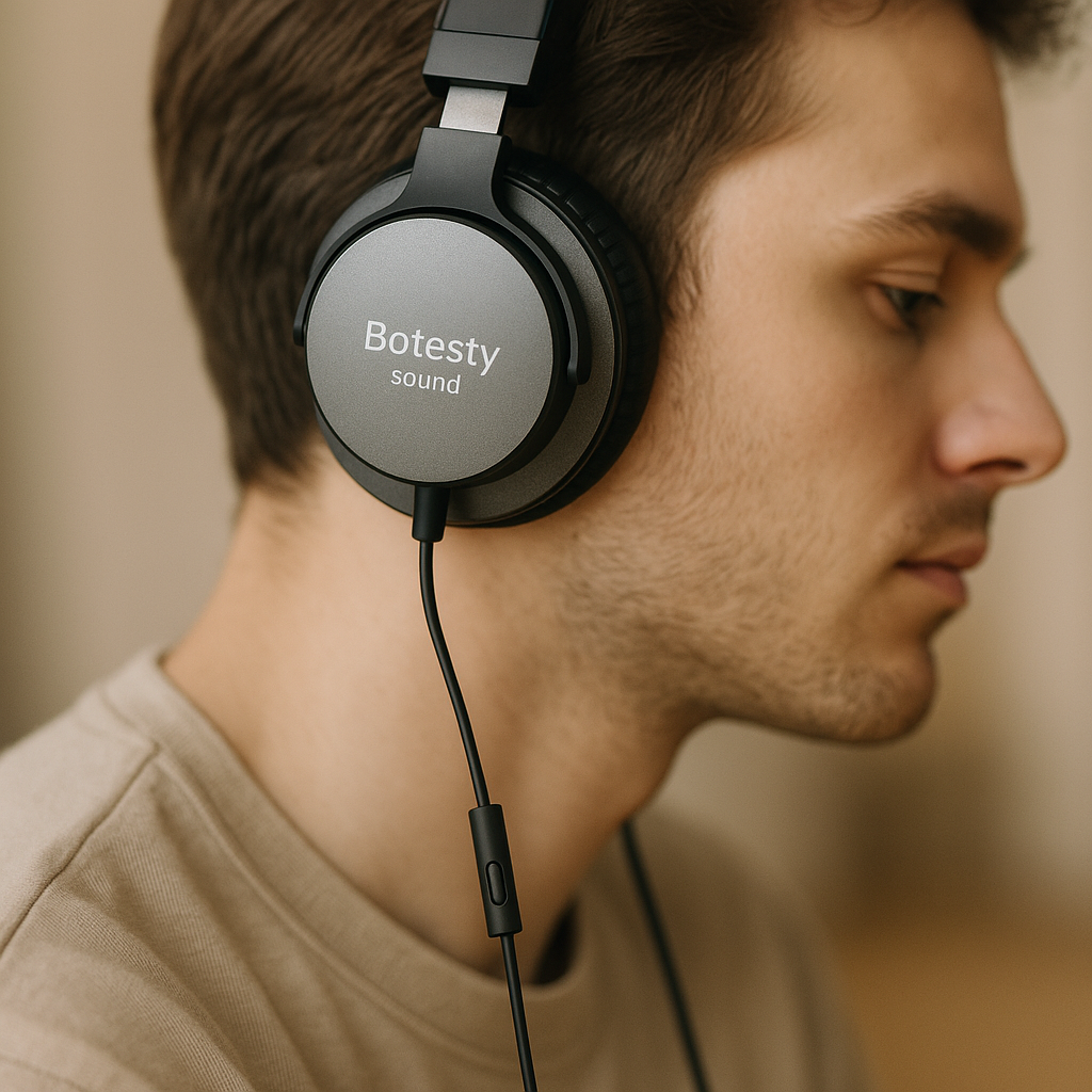 Botesty Sound Wired Headphones with Mic