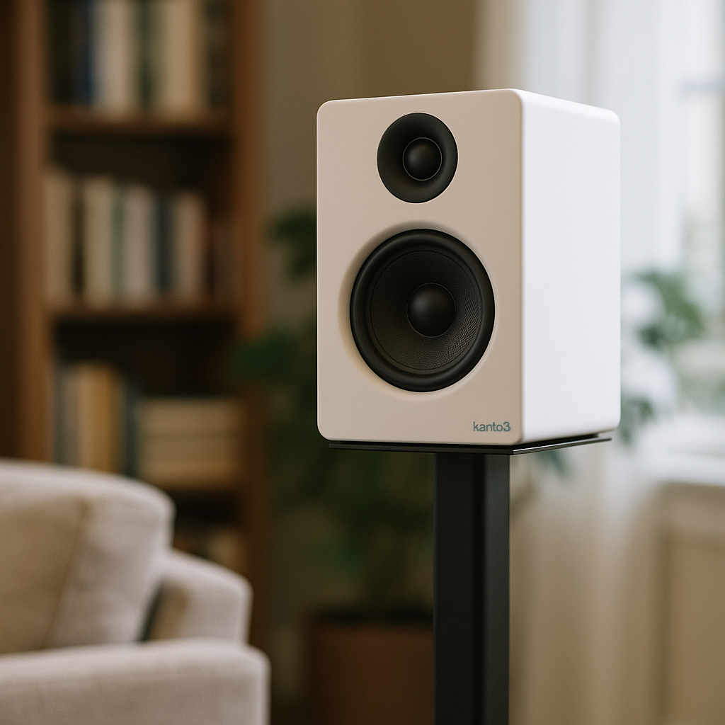Kanto YU6 Bookshelf Speakers with Stands