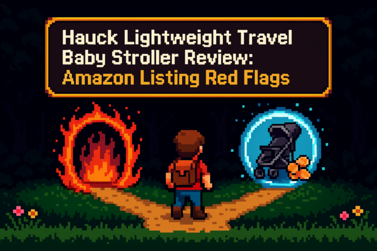 Hauck Lightweight Travel Baby Stroller Review: Amazon Listing Red Flags