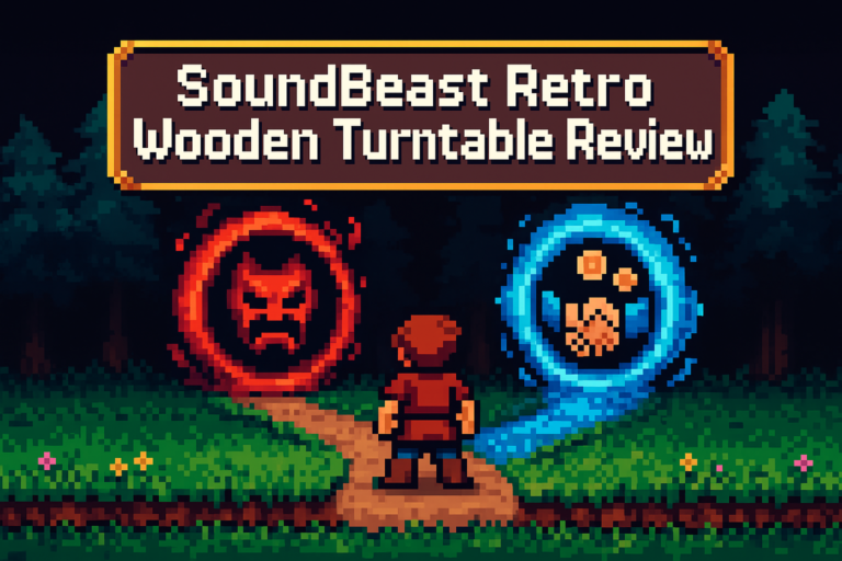SoundBeast Retro Wooden Turntable Review