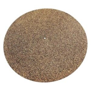 Brown Cork Turntable Mat Review: Budget Recessed Fit