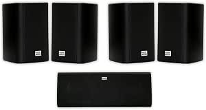Acoustic Audio AA351B and AA40CB Indoor Speakers Home Theater 5 Speaker Set Review