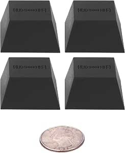 Hudson Hi-Fi Turntable & Subwoofer Isolation Feet (4-Pack) with Isolation Dots – Silicone Anti-Vibration Pads for Turntables, Subwoofers & Speakers – Non-Slip Adhesive, 20A Silicone, 15 lbs Per Pad Review