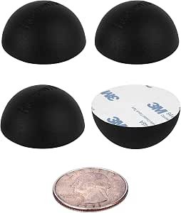 Silicone Speaker Isolation Feet (4-Pack, 1″) – Non-Skid Adhesive Pads for Turntable, Subwoofer & Audio Gear – Anti-Vibration Damping, 20 Duro Rubber Review