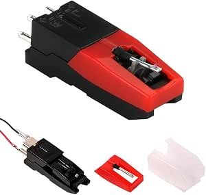 Vinyl Record Player Needle With Cartridge Universal Turntable Cartridge Record Player Needle Replacement Stylus Needles For Vinyl Record Player Lp Phonograph