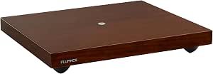 Fluance IB40 Turntable Isolation Base Anti-Vibration Wood Platform for Enhanced Sound Clarity and Superior Damping with Height Adjustable Feet, Bubble Level, Universal Compatibility- Natural Walnut Review