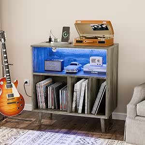 VINGLI Record Player Stand Review: Stylish Storage for Vinyl