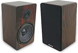 Rockville Pair RockShelf 68D V2 400W Bookshelf Speakers 8 Ohm, Kevlar Woofers, Silk Dome Tweeter, MDF Cabinet, for Home Theater and Audiophiles Review