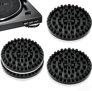 HiFi Speaker Stand Feet Pads, Audio Isolation Feet, Hi-end Shock Absorber Speaker Isolator Pads Resonance Reducer for HiFi System LP Phono Turntable Amplifier Subwoofer Record Player (4PCS) Review