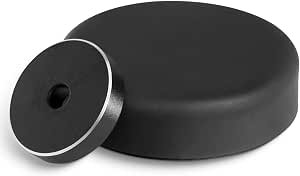Saiyin Turntable Record Weight Stabilizer with Aluminum 45 RPM Adapter and Low Profile to Fits Under Dust Cover for 7 Inch Vinyl Records or LP Record Player Review