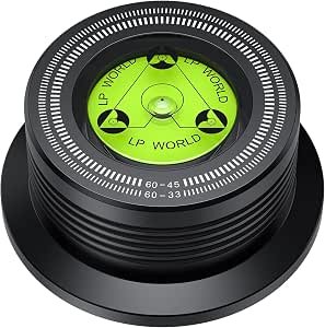 Neoteck Record Weight Stabilizer 266g Turntable Clamp with Bubble Level 33/45 Strobe Scale 7mm Spindle Hole Felt Pad for Vinyl LP Record Player 60Hz Review